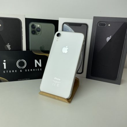 Apple iPhone XR 64GB Újszerű - White - Dobozzal, 1év iON Store garanciával