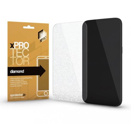 xPro - Diamond iPhone XR hátlapi csillogós sima fólia