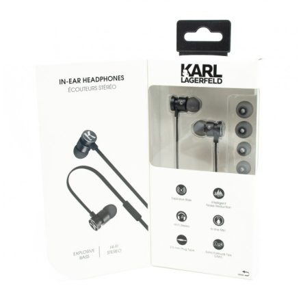 Karl Lagerfeld Headset Fekete (KLEPWIBK)