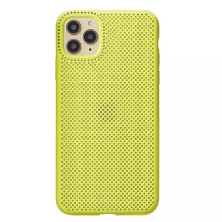 Breathing Silicone Case citromsárga Apple Iphone Xr készülékhez