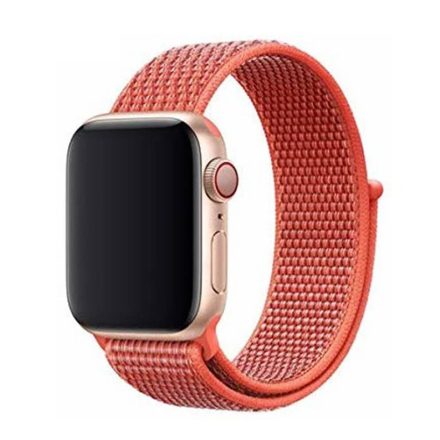xPro - Apple Watch tépőzáras szőtt szíj 42/44/45/49 mm - Piros