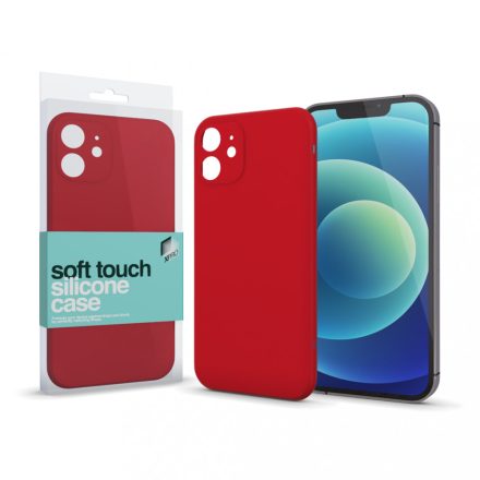 Soft Touch Silicone Case Slim Piros Iphone Xr készülékhez