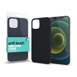   Soft Touch Silicone Case fekete Apple iPhone 13 Pro Max készülékhez