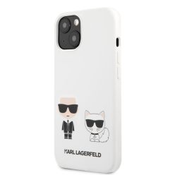   Karl Lagerfeld tok fehér (KLHCP13SSSKCW) Apple Iphone 13 Mini készülékhez