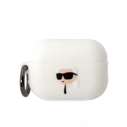 Karl Lagerfeld tok fehér (KLAP2RUNIKH) Airpods Pro 2 készülékhez