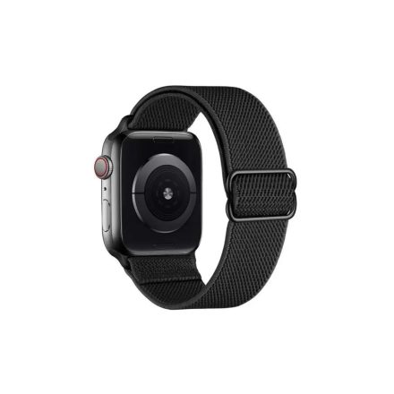 XPRO Apple Watch szövet körpánt Fekete 42mm/44mm/45mm/49mm