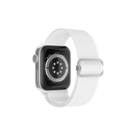 XPRO Apple Watch szövet körpánt Fehér 42mm/44mm/45mm/49mm