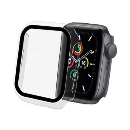 Enkay Apple Watch védőtok edzett üveggel 45 mm - átlátszó