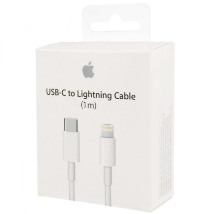 Apple Gyári USB-C- Lightning kábel 1m Dobozos - Fehér