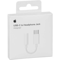Apple Gyári USB-C to Jack Adapter - DOBOZOS (MU7E2ZM/A)
