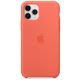 Apple iPhone 11 Pro Gyári Szilikon Tok - Klementin Narancs