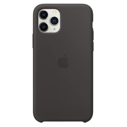 Apple iPhone 11 Pro Prémium minőségű szilikon tok - Fekete