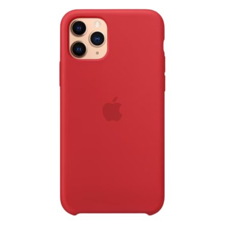 Apple iPhone 11 Pro Prémium minőségű Szilikon tok - Piros