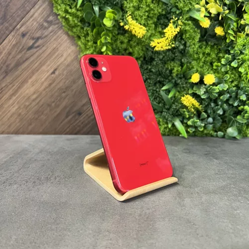 Apple iPhone 11 128GB Újszerű - Red - Dobozzal, 1 év iON Store garanciával