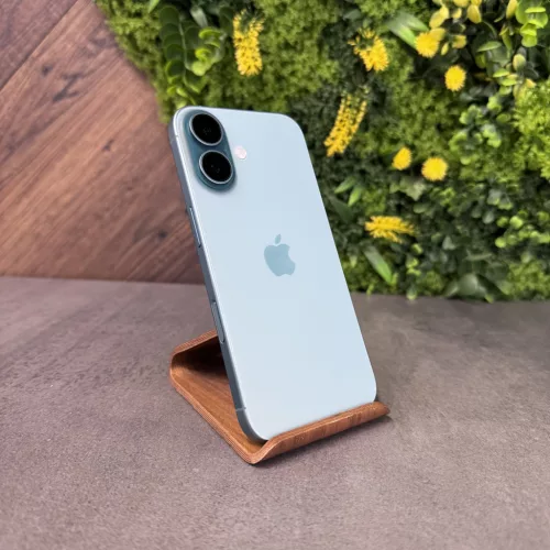Apple iPhone 16 128GB Újszerű - Teal - 1 év iON Store garancia - 27% ÁFA