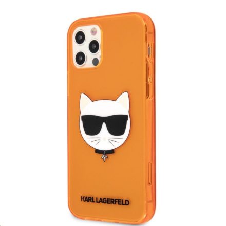 Apple Iphone 12 / 12 Pro Karl Lagerfeld (KLHCP12MCHTRO) tok, narancssárga