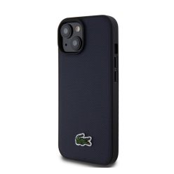   Lacoste Iconic Petit Pique Woven Logo iPhone 15 MagSafe tok - Sötétkék