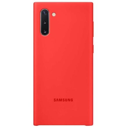 Samsung Note 10 Gyári Szilikon Tok - Piros