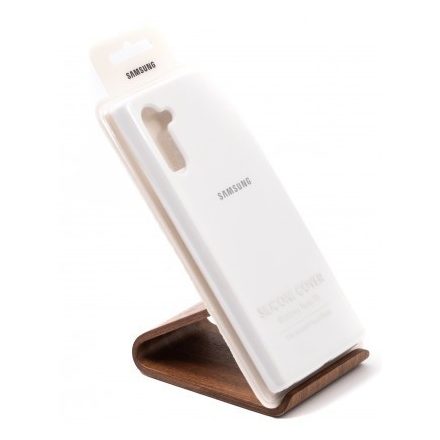 Samsung Note 10 Gyári Szilikon Tok - Fehér