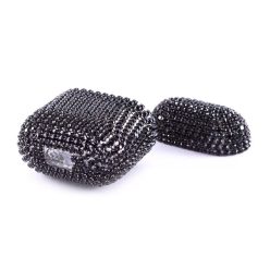 Protective case - Airpods - köves tok - fekete