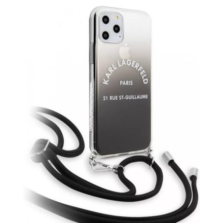 Karl Lagerfeld tok fekete (KLHCN58WOGRBK), Apple Iphone 11 Pro készülékhez