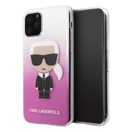 Apple Iphone 11 Pro Karl Lagerfeld (KLHCN58TRDFKPI) tok, rózsaszín