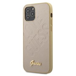   Apple iPhone 12 Pro Max GUESS (GUHCP12LPUILGLG) hátlap - arany