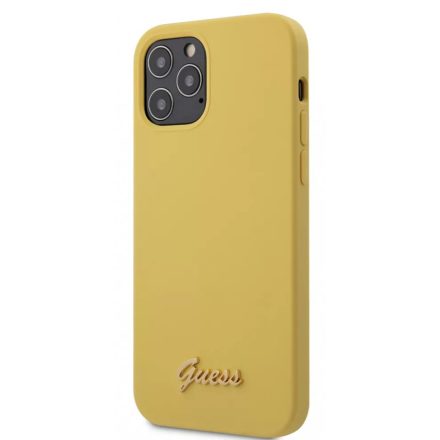 Guess tok sárga (GUHCP12MLSLMGYE) Apple iPhone 12/12 Pro készülékhez