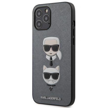 Karl Lagerfeld tok szürke (KLHCP12LSAKICKCSL) Apple Iphone 12 Pro Max készülékhez