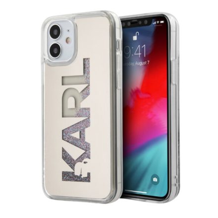 Karl Lagerfeld tok ezüst (KLHCP12SKLMLGR) Apple iPhone 12 Mini készülékhez