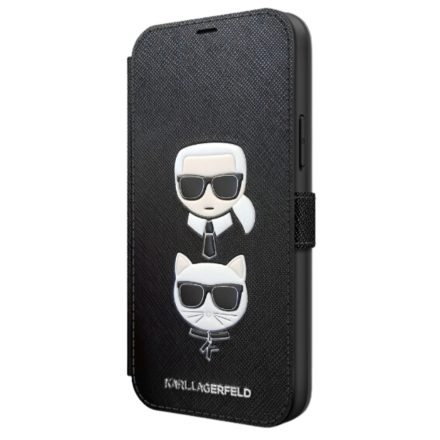 Apple iPhone 12/12Pro Karl Lagerfeld (KLFLBKP12MSAKICKCBK) tok - Fekete