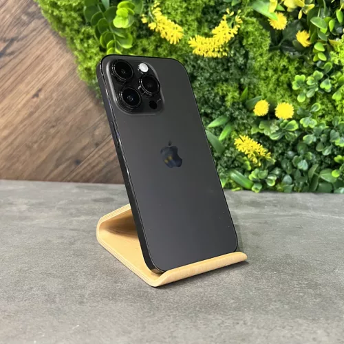 Apple iPhone 14 Pro 128GB Újszerű - Space Black - Dobozzal, 1 év iON Store garanciával