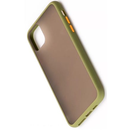 Apple iPhone 11 Pro Max Hibrid szilikon tok - Zöld