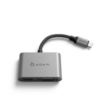 Adam Elements USB-C to VGA/HDMI 2in1 Adapter