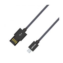   Astrum UD310 1M kétoldalas USB - micro USB strapabíró high speed adatkábel szürke