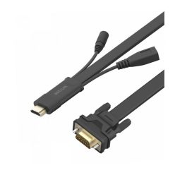   Astrum DA460 HDMI apa - VGA apa / 3,5MM jack audio / micro usb all in one audio - video adapter