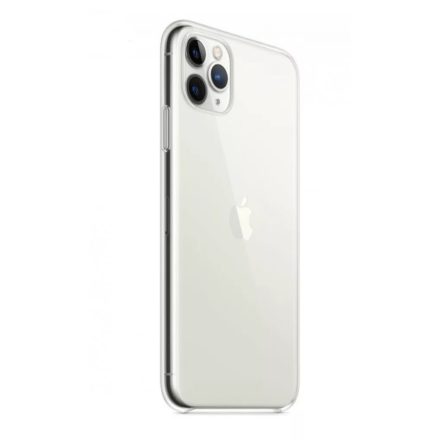 Apple iPhone 11 hátlapi szilikon tok - Átlátszó
