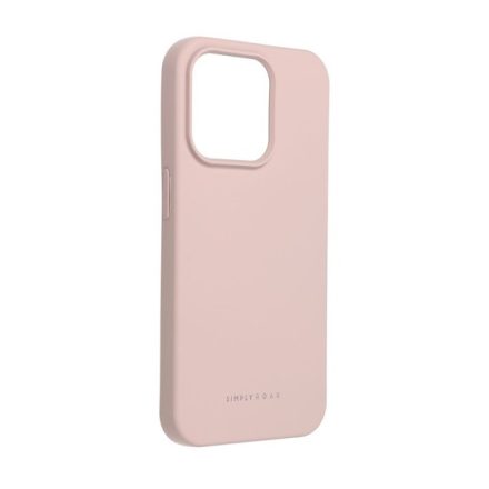 Roar Space iPhone 15 Pro szilikon tok, rózsaszín