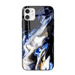   Babaco Apple iPhone 12 Mini Edzett üveg hátlapi tok - Abstrakt