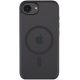 Tech-Protect MagMat Apple iPhone 16e MagSafe szilikon tok - Matt fekete/átlátszó