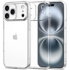   Clear Case Apple iPhone 17 Pro Max (6.9") szilikon tok 2mm kamera védelemmel - Átlátszó
