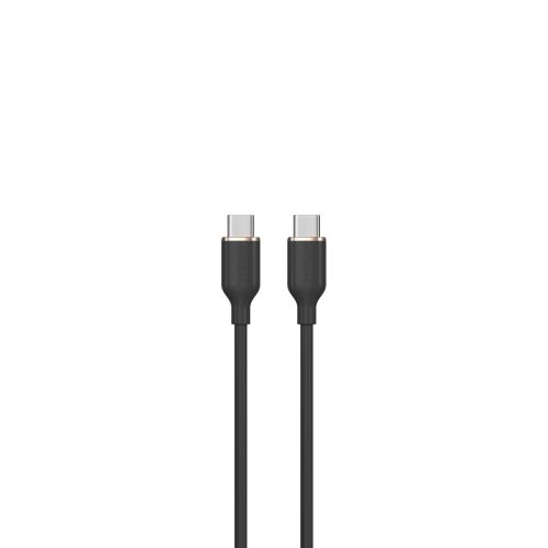 Devia Jelly Type-C To Type-C Kábel 3A 60W - Fekete