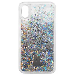   JOYROOM - Star Series iPhone X/XS JR-BP361 Folyadékos Tok - All The Best Wishes