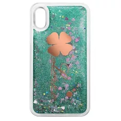   JOYROOM - Star Series iPhone X/XS JR-BP361 Folyadékos Tok - Lucky for You