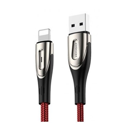 Joyroom - S-M411 erősített USB-Lightning kábel 1.2 m - Piros