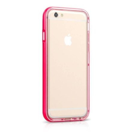 Hoco - Ster series fényes keretes két részes hibrid iPhone 6/6s tok - pink