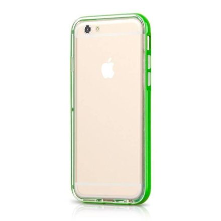 Hoco - Ster series fényes keretes két részes hibrid iPhone 6/6s tok - zöld
