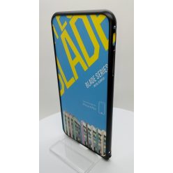   Hoco - Blade series design mintás csavaros rögzítésű iPhone 6plus/6splus fém keret (bumper) - fekete