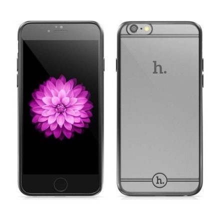 Hoco - Black series Fresh matt fémhatású keretes iPhone 6plus/6splus tok - szürke