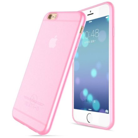 Hoco - Light series Frosted ultra vékony iPhone 6/6s tok - pink